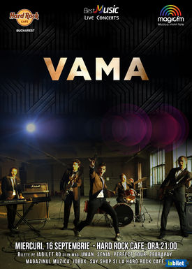 Vama concerteaza in Hard Rock Cafe in data de 16 septembrie